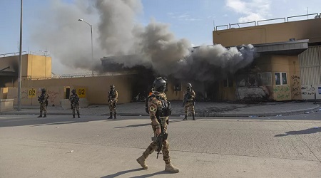 AS Ancam Tutup Kedutaan Besar di Irak Jika Serangan Roket Terus Berlanjut